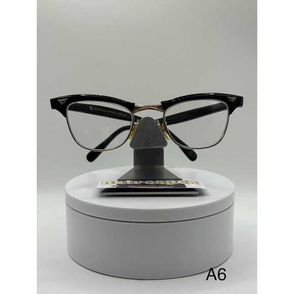 Antique Eyeglasses NON RX | NOS | American Optical Cat Eye Style | 1950s - Picture 1 of 8